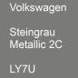 Preview: Volkswagen, Steingrau Metallic 2C, LY7U.